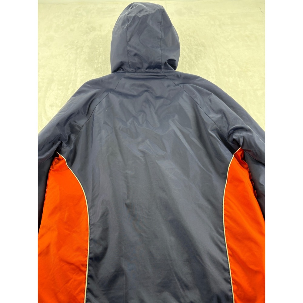 Red Oak Virginia Cavaliers Jacket M 4430 Hooded Fleece Lined Windbreaker Navy - Picture 6 of 6